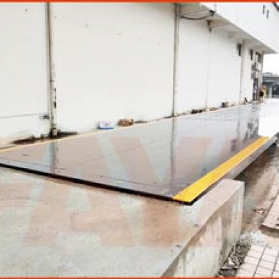 回收站行業(yè)類地磅施工案例--2018年8月14日