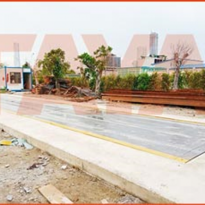 橫琴皖通地磅項目施工案例--2018年7月28日